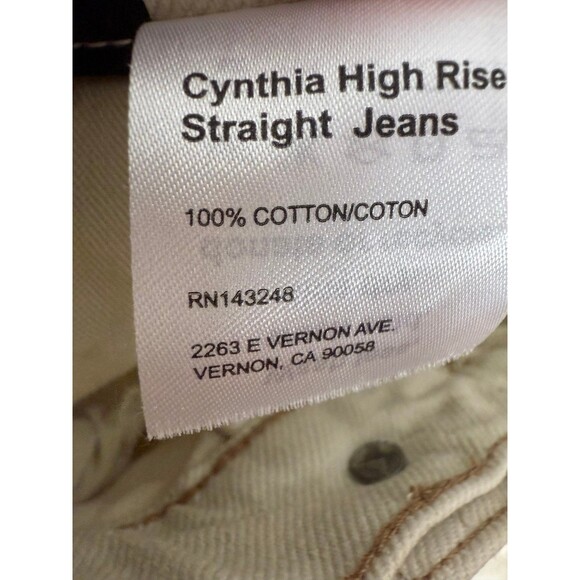 Reformation Cynthia High Rise Straight Jeans 29 - Picture 5 of 10